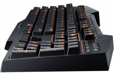 Клавиатура Asus Strix Tactic Pro черный USB Multimedia LED