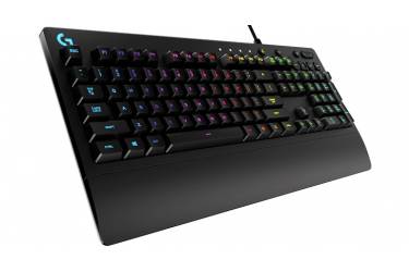 Клавиатура Logitech G213 Prodigy RGB черный USB Multimedia for gamer LED (подставка для запястий)