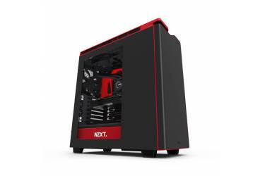 Корпус NZXT H440 черный/красный w/o PSU ATX 7x120mm 5x140mm 2xUSB2.0 2xUSB3.0 audio bott PSU