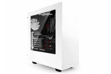 Корпус NZXT S340 белый w/o PSU ATX 3x120mm 3x140mm 2xUSB3.0 audio bott PSU