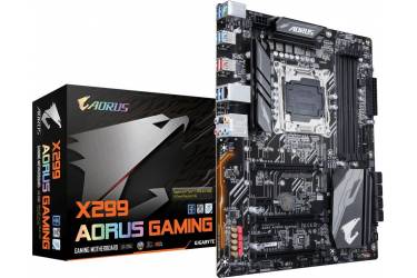 Материнская плата Gigabyte X299 AORUS Gaming Soc-2066 Intel X299 4xDDR4 ATX AC`97 8ch(7.1) GbLAN RAID