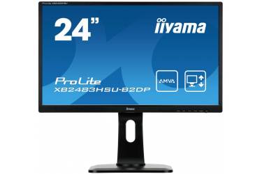 Монитор Iiyama 23.8" ProLite XB2483HSU-B2DP черный VA LED 4ms 16:9 DVI M/M матовая HAS Pivot 250cd 178гр/178гр 1920x1080 D-Sub DisplayPort FHD USB 5.6кг