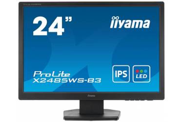 Монитор Iiyama 24.1" X2485WS-B3 черный IPS LED 4ms 16:10 DVI M/M матовая 250cd 178гр/178гр 1920x1200 D-Sub DisplayPort FHD 4.8кг