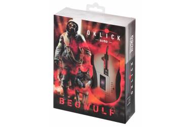 Мышь Oklick 805G BEOWULF черный/серый оптическая (3200dpi) USB игровая (7but)