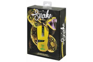 Мышь Oklick 865G Snake черный/желтый оптическая (2400dpi) USB игровая (5but)