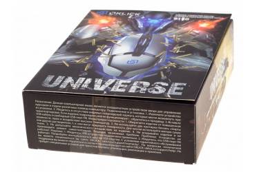 Мышь Oklick 915G UNIVERSE черный/серебристый оптическая (3200dpi) USB игровая (6but)