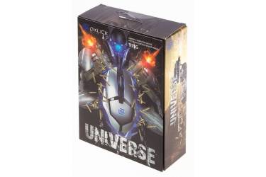 Мышь Oklick 915G UNIVERSE черный/серебристый оптическая (3200dpi) USB игровая (6but)