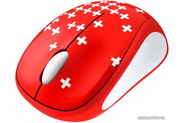 Компьютерная мышь Logitech Wireless Mouse M235 Switzerland красная