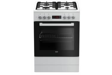 Плита Газовая Beko FSM62320GW белый (стеклянная крышка)