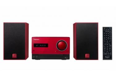 Микросистема Pioneer X-CM35-R красный 30Вт/CD/CDRW/FM/USB/BT