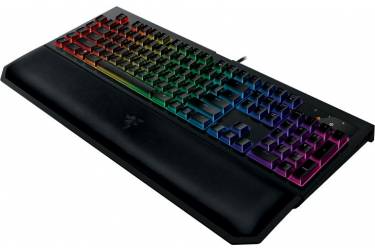 Клавиатура Razer BlackWidow Chroma V2 черный USB Multimedia Gamer LED (подставка для запястий)