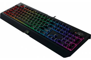 Клавиатура Razer BlackWidow Chroma V2 черный USB Multimedia Gamer LED (подставка для запястий)