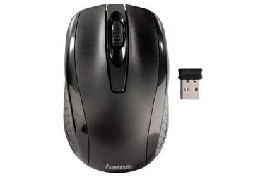 Мышь Hama H-86532 AM-7200 черный оптическая (800dpi) беспроводная USB (2but)