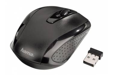 Мышь Hama H-86532 AM-7200 черный оптическая (800dpi) беспроводная USB (2but)