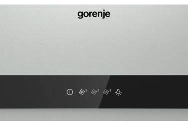 Вытяжка каминная Gorenje WHT643E4XBG нержавеющая сталь/черный управление: кнопочное (1 мотор)