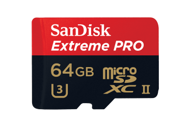 MicroSDXC флэш-накопитель 64GB Class 10 SanDisk UHS-I U3 Extreme Pro (100/275 Mb/s)  + adapter