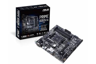 Материнская плата Asus PRIME B350M-A Soc-AM4 AMD B350 4xDDR4 mATX AC`97 8ch(7.1) GbLAN RAID+VGA+DVI+HDMI