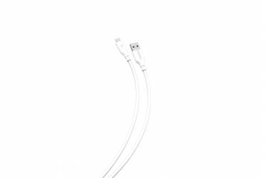 Кабель для зарядки и передачи данных S25 MicroUSB белый, 3А, soarer,TPE, 1 м, Smartbuy (iK-12-S25w)