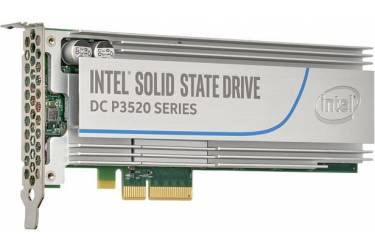 Накопитель SSD Intel PCI-E x4 1228Gb SSDPEDMX012T701 DC P3520 PCI-E AIC (add-in-card)