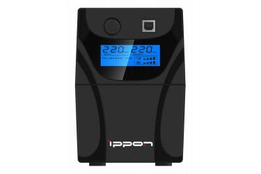 Источник бесперебойного питания Ippon Back Power Pro LCD 700 420Вт 700ВА черный