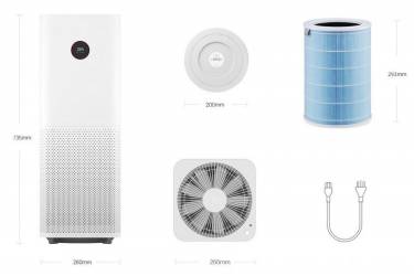 Очиститель воздуха Xiaomi Mi Air Purifier Pro (White) (AC-M3-CA)