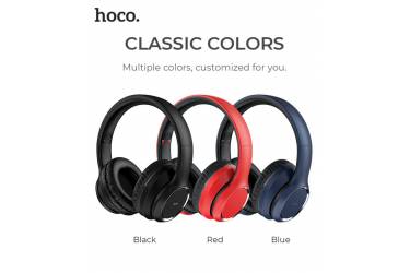 Наушники беспроводные (Bluetooth) Hoco W28 Journey Wireless headphones полноразмерные (red)