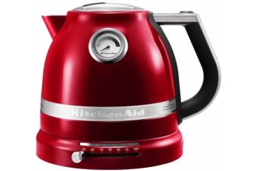 Чайник электрический KitchenAid 5KEK1522 1.5л. 2400Вт серебристый матовый/карамельное яблоко (корпус: алюминий)