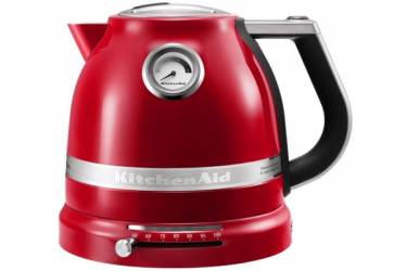 Чайник электрический KitchenAid 5KEK1522 1.5л. 2400Вт серебристый матовый/красный (корпус: алюминий)