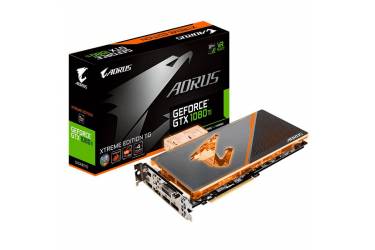 Видеокарта Gigabyte PCI-E GV-N108TAORUS X WB-11GD nVidia GeForce GTX 1080Ti 11264Mb 352bit GDDR5X 1480/11448 DVIx1/HDMIx3/DPx3/HDCP Ret