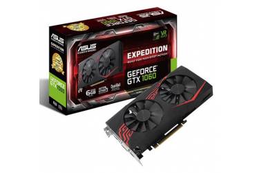 Видеокарта Asus PCI-E EX-GTX1060-6G nVidia GeForce GTX 1060 6144Mb 192bit GDDR5 1506/8008 DVIx1/HDMIx2/DPx2/HDCP Ret