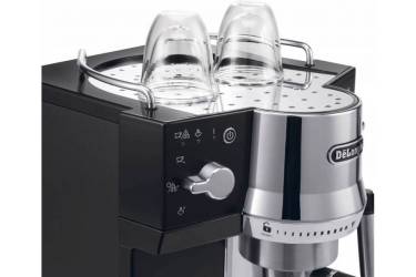 Кофеварка эспрессо Delonghi EC820.B 1450Вт серебристый/черный