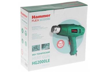 Технический фен Hammer Flex HG2000LE 2000Вт темп.350/600С (плохая упаковка)