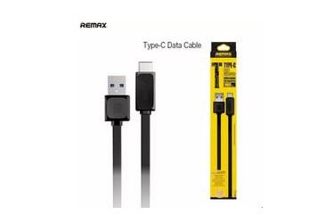 Кабель USB Remax RT-C1 Type-C плоский черный 1 m в уп.