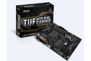 Материнская плата Asus TUF X470-PLUS GAMING Soc-AM4 AMD X470 4xDDR4 ATX AC`97 8ch(7.1) GbLAN RAID+DVI+HDMI