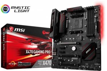 Материнская плата MSI X470 GAMING PRO Soc-AM4 AMD X470 4xDDR4 ATX AC`97 8ch(7.1) GbLAN RAID