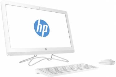 Моноблок HP 24-e084ur 23.8" Full HD A9 9400 (2.4)/8Gb/2Tb 7.2k/R5/DVDRW/Windows 10/GbitEth/клавиатура/мышь/Cam/белый 1920x1080