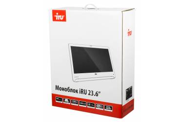 Моноблок IRU Office S2302 23.6" Full HD i3 5005U (2)/4Gb/1Tb 7.2k/HDG5500/DVDRW/CR/Free DOS/GbitEth/WiFi/65W/Cam/белый 1920x1080