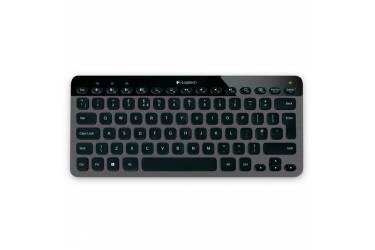 Клавиатура Logitech Illuminated K810 серый/черный беспроводная BT slim для ноутбука LED