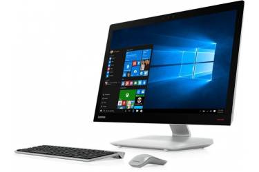 Моноблок Lenovo IdeaCentre 910-27ISH 27" Full HD i7 7700T (2.9)/8Gb/1Tb/GT940A 2Gb/Windows 10/GbitEth/WiFi/BT/клавиатура/мышь/Cam/серебристый 1920x1080