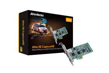 Тюнер-ТВ Avermedia AVer3D CaptureHD внутренний PCI-E/S-video x1 PDU