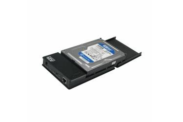 Внешний корпус для HDD/SSD AgeStar 3NSBT7 SATA пластик/алюминий черный 2.5" 3.5"