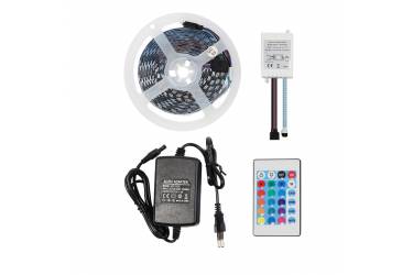 _Комплект LED ленты SMD 5050/60 Smartbuy-IP20- 9W/RGB 5 м. (SBL-IP20-9-RGB-KIT)