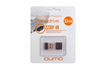 USB флэш-накопитель 32GB Qumo Nano черный USB2.0