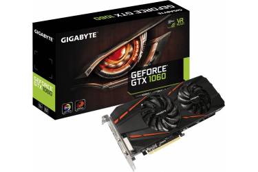 Видеокарта Gigabyte PCI-E GV-N1060D5-3GD nVidia GeForce GTX 1060 3072Mb 192bit GDDR5 1531/8008 DVIx1/HDMIx1/DPx3/HDCP Ret