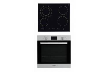 Встраиваемый комплект Indesit VRA 641 DBS + IFW 65Y0 IX серебристый/черный