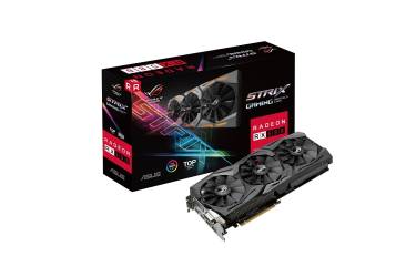 Видеокарта Asus PCI-E ROG-STRIX-RX580-T8G-GAMING AMD Radeon RX 580 8096Mb 256bit GDDR5 1411/8000 DVIx1/HDMIx2/DPx2/HDCP Ret