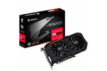 Видеокарта Gigabyte PCI-E GV-RX570AORUS-4GD AMD Radeon RX 570 4096Mb 256bit GDDR5 1244/7000 DVIx1/HDMIx1/DPx3/HDCP Ret