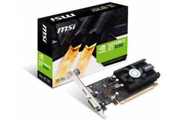 Видеокарта MSI PCI-E GT 1030 2G LP OCV1 nVidia GeForce GT 1030 2048Mb 64bit GDDR5 1265/6008 DVIx1/HDMIx1/HDCP Ret low profile