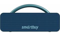 Беспроводная (bluetooth) акустика Smartbuy   HERO 2, 32Вт, Bluetooth, MP3, FM-радио, синяя SBS-5620