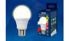 Лампа светодиодная Uniel LED-A60 12W/WW/3000К/E27/FR PLP01WH 1050 ЛМ Россия